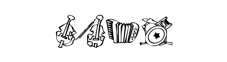 KR Music Class  Free Fonts Download