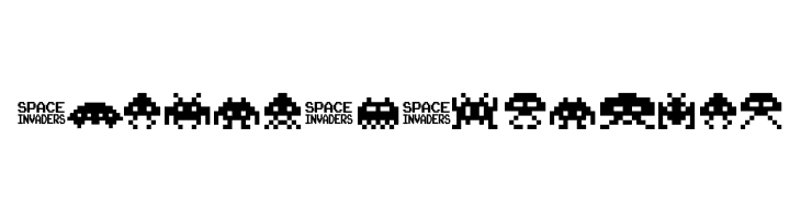 invanders from space  Free Fonts Download