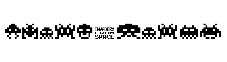 invanders from space  Free Fonts Download