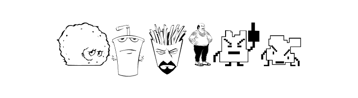 aqua teen hunger font  c adult swim  Free Fonts Download
