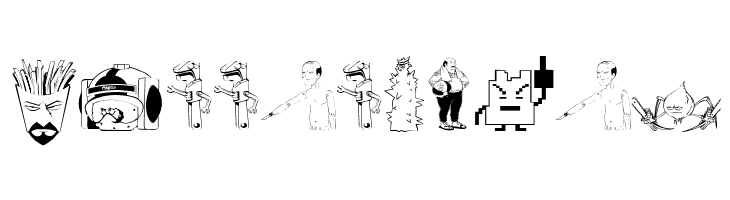 aqua teen hunger font  c adult swim  Free Fonts Download