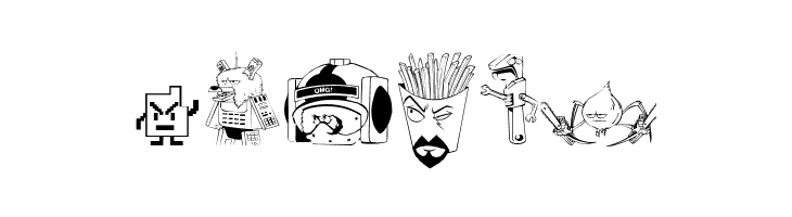 aqua teen hunger font  c adult swim  Free Fonts Download