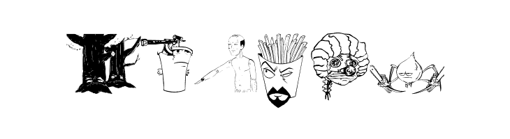 aqua teen hunger font  c adult swim  Free Fonts Download