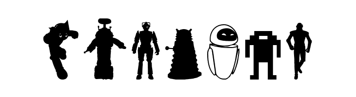 Look sir, droids!  Free Fonts Download