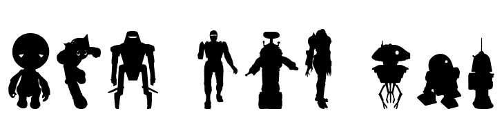 Look sir, droids!  Free Fonts Download