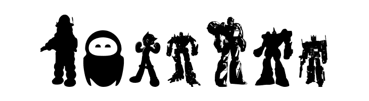 Look sir, droids!  Free Fonts Download