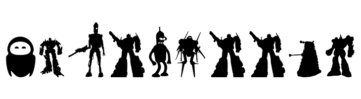 Look sir, droids!  Free Fonts Download