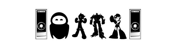 Look sir, droids!  Free Fonts Download