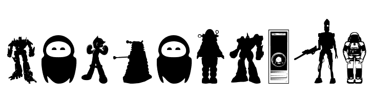 Look sir, droids!  Free Fonts Download