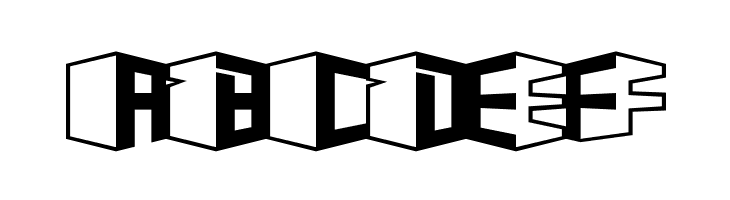 D3 Concretism typeB  Free Fonts Download