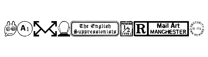 Mailart  Graphics  Free Fonts Download