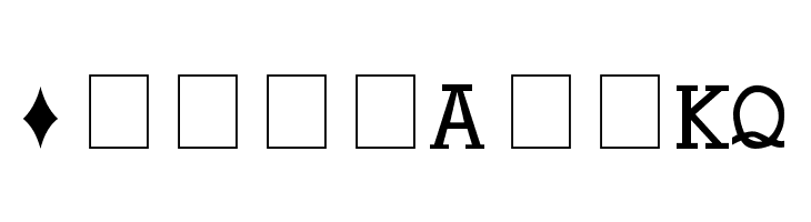 Hoyle Playing Cards  Free Fonts Download