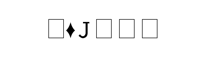 Hoyle Playing Cards  Free Fonts Download