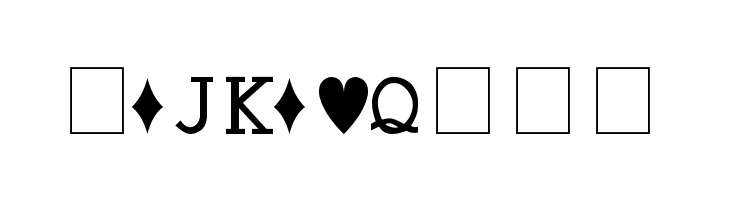 Hoyle Playing Cards  Free Fonts Download