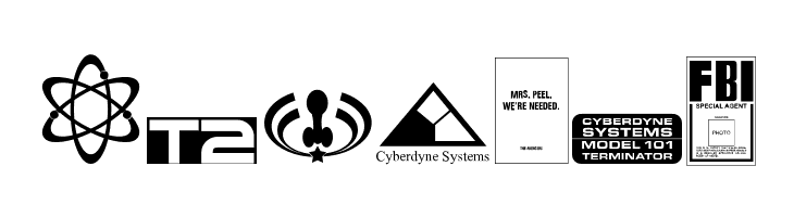 ABCDEFG Sci-Fi-Logos Font