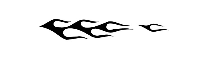 Vehicle Decals Flames  Art  Free Fonts Download