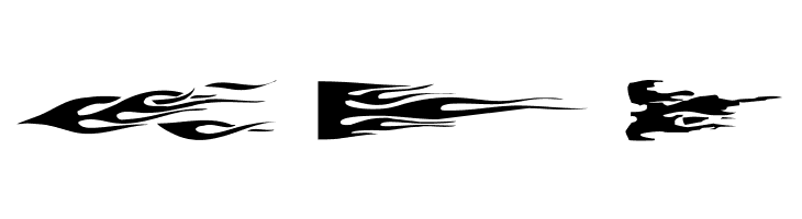 Vehicle Decals Flames  Art  Free Fonts Download