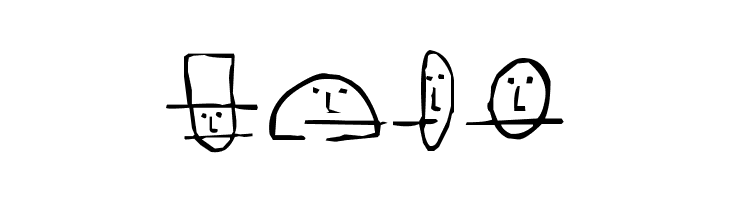 unusual suspects [ square eyes ]  Free Fonts Download