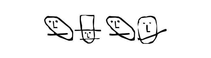 unusual suspects [ square eyes ]  Free Fonts Download