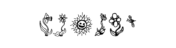 GardenDingbats  Free Fonts Download