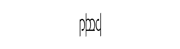 Tengwar ver. # 5  Free Fonts Download