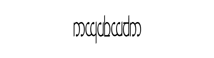 Tengwar ver. # 5  Free Fonts Download