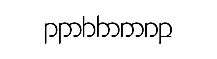 Tengwar ver. # 3  Free Fonts Download