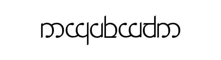 Tengwar ver. # 3  Free Fonts Download