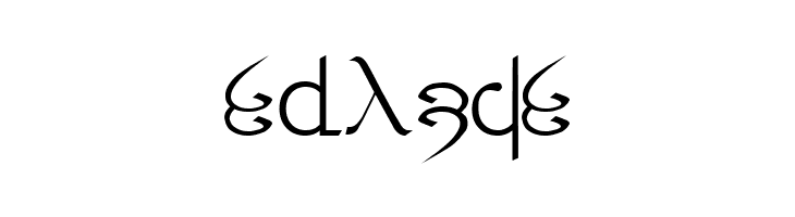 Tengwar ver. # 3  Free Fonts Download