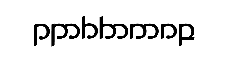 Tengwar ver. # 4  Free Fonts Download