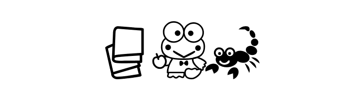 Keroppi  Free Fonts Download