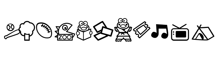 Keroppi  Free Fonts Download