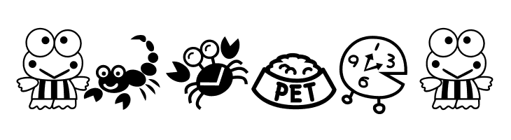 Keroppi  Free Fonts Download