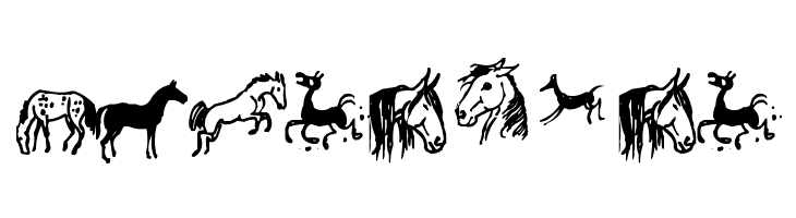 horsedings  Free Fonts Download