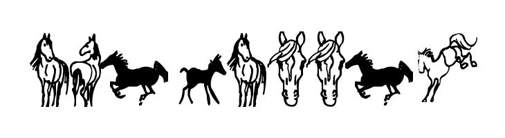 horsedings  Free Fonts Download