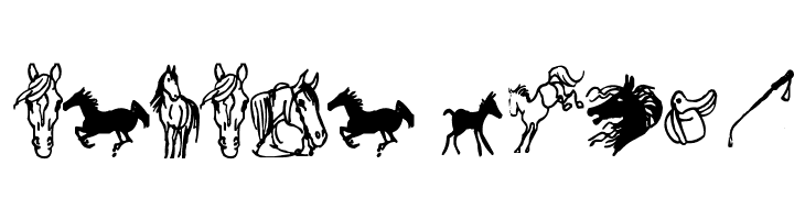 horsedings  Free Fonts Download
