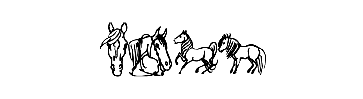 horsedings  Free Fonts Download