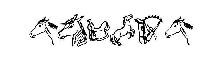 horsedings  Free Fonts Download