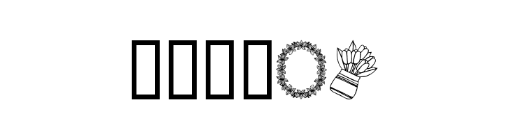 From the garden  Free Fonts Download