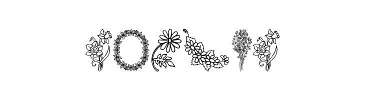 From the garden  Free Fonts Download