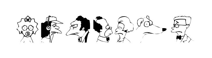 Springfield MugShots  Free Fonts Download