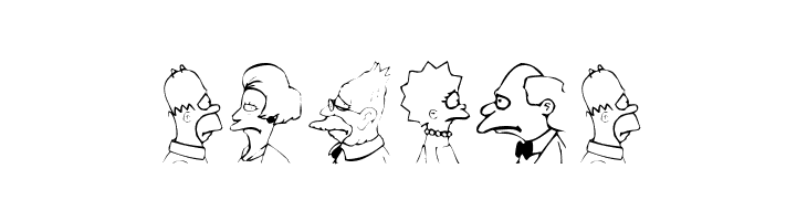 Springfield MugShots  Free Fonts Download