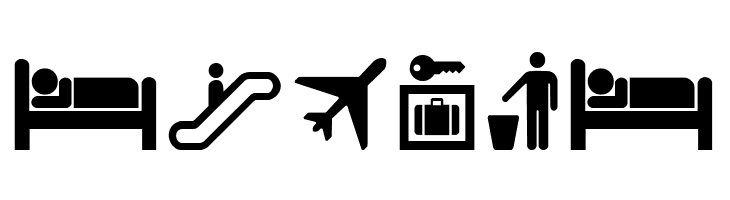 Travelcons  Free Fonts Download