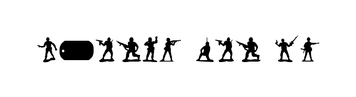 Green Army Men  Free Fonts Download