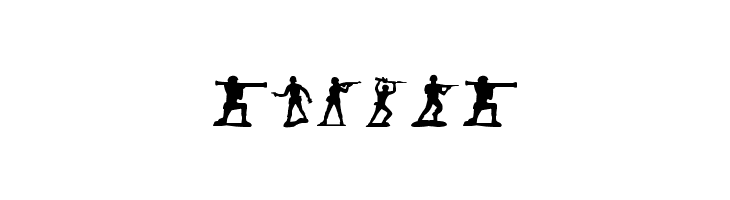 Green Army Men  Free Fonts Download