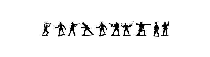 Green Army Men  Free Fonts Download