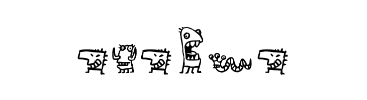 creatures  Free Fonts Download