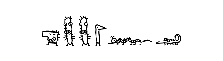 creatures  Free Fonts Download