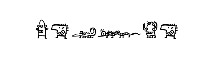 creatures  Free Fonts Download