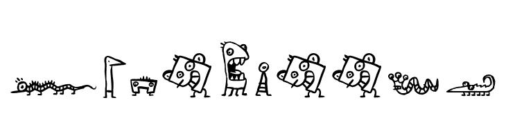 creatures  Free Fonts Download